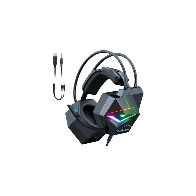 ONIKUMA X20 Gaming Headphones (Black)